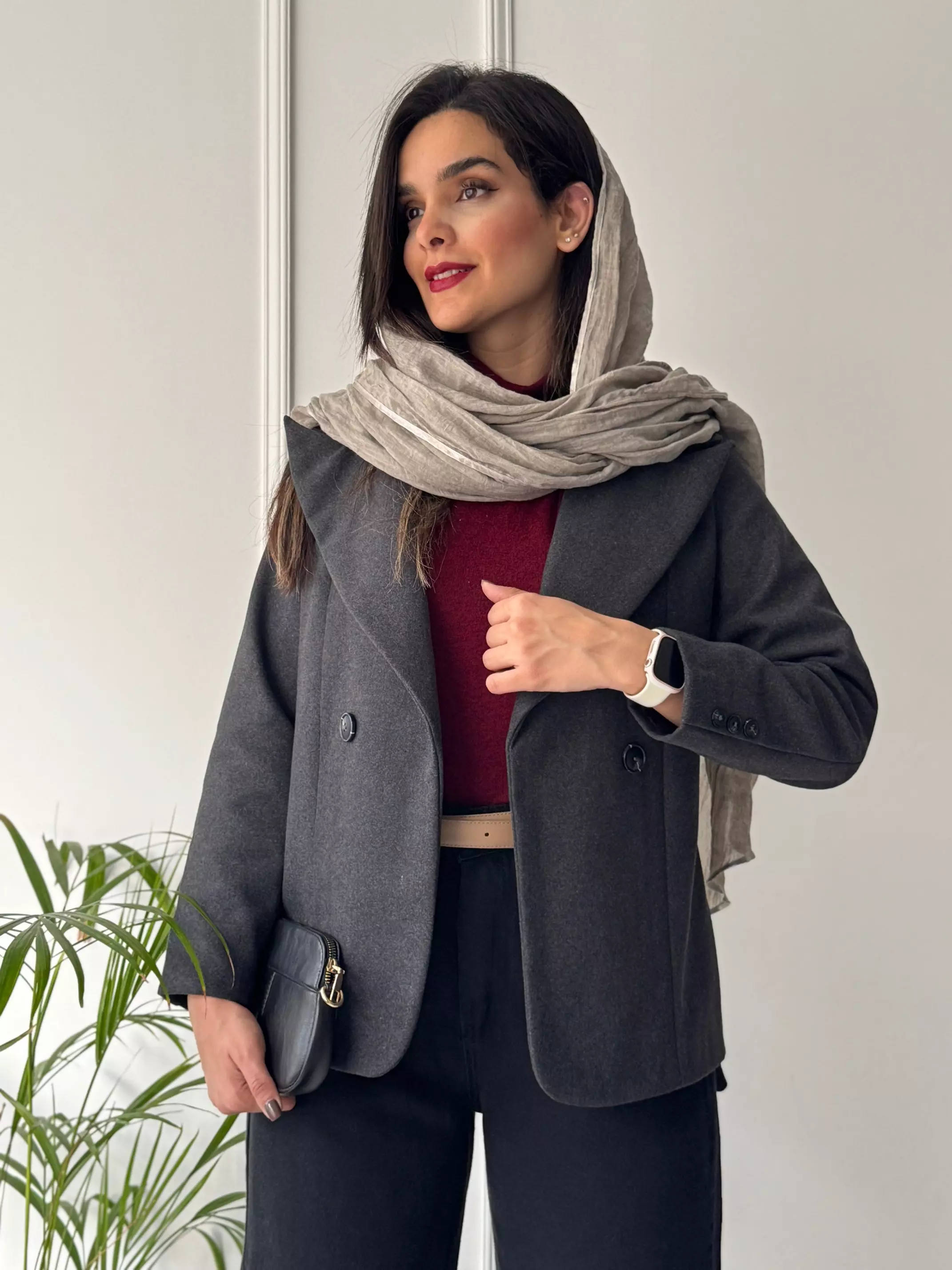 پالتو کتی آستردار آهو